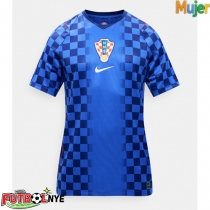 Camiseta Croacia Visitante Equipación para mujer Mundial 2026 manga corta